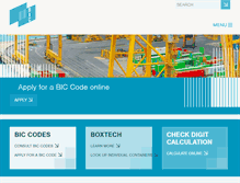 Tablet Screenshot of bic-code.org